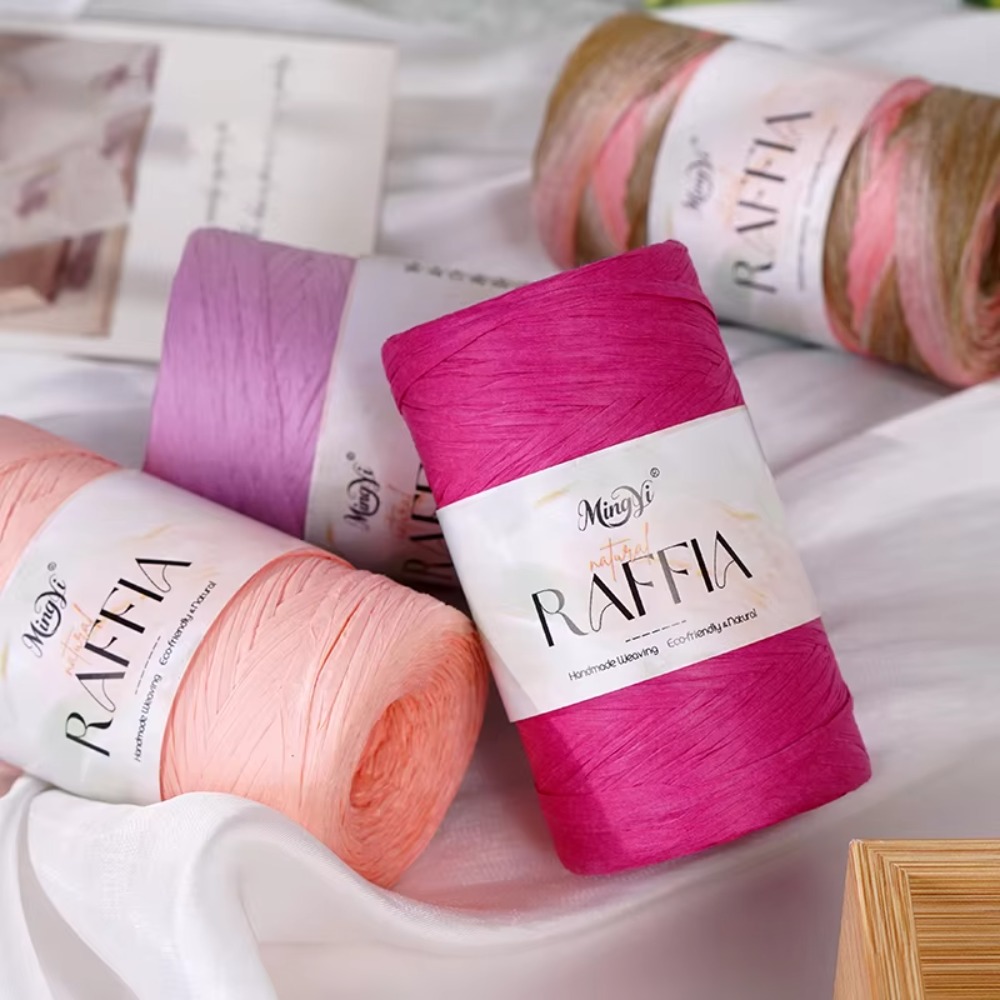 DIY Multi-Colored Raffia Yarn  - Crochet Bag Raffia recensie en prijs