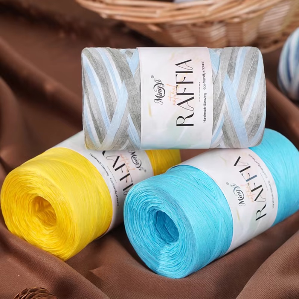 DIY Multi-Colored Raffia Yarn  - Crochet Bag Raffia recensie en prijs