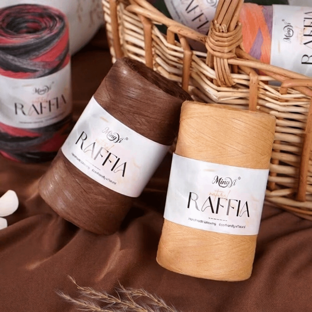 DIY Multi-Colored Raffia Yarn  - Crochet Bag Raffia recensie en prijs