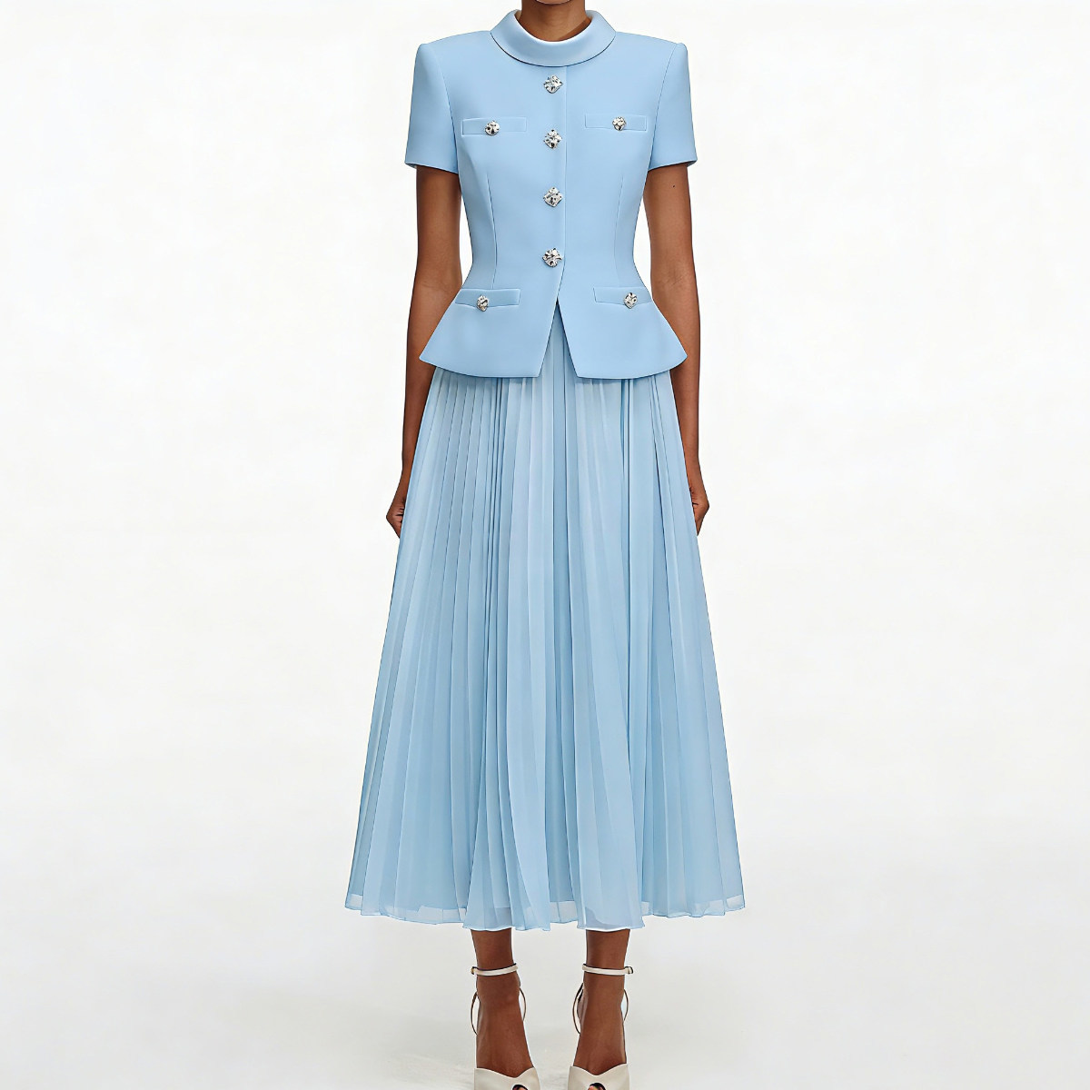 Brand Elegant Two Piece Set Su - Linen Dress Wrap recensie en prijs