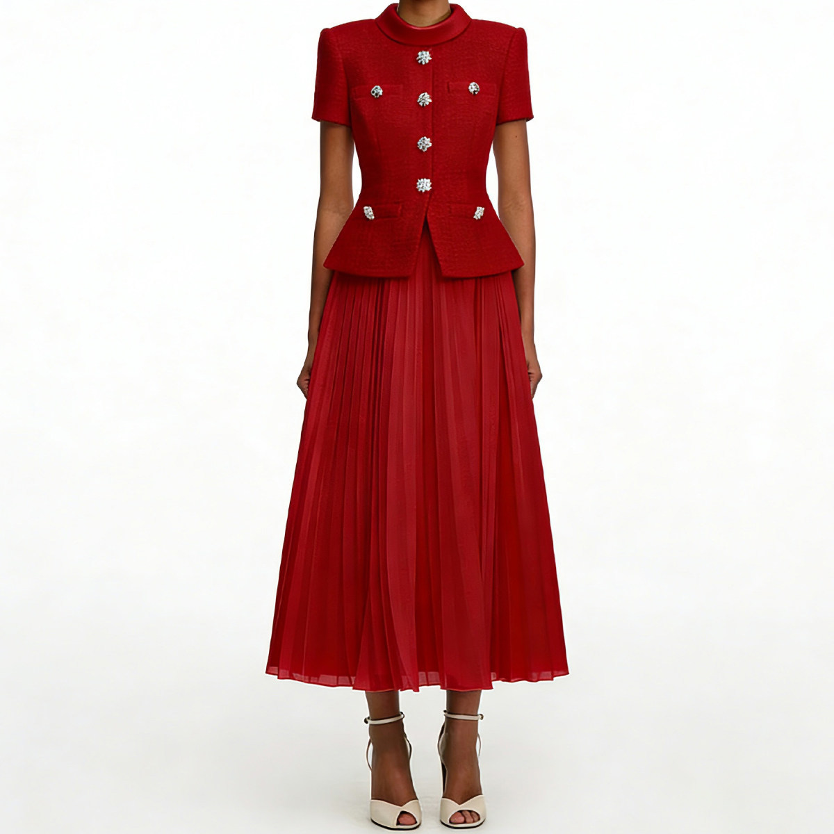 Brand Elegant Two Piece Set Su - Linen Dress Wrap recensie en prijs