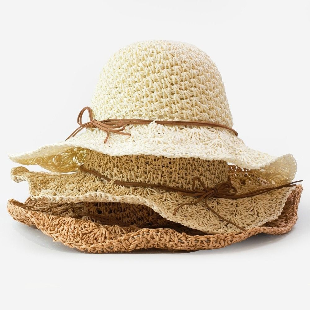 Handwoven Crochet Straw Hat Wi - Hat Floppy Wide recensie en prijs