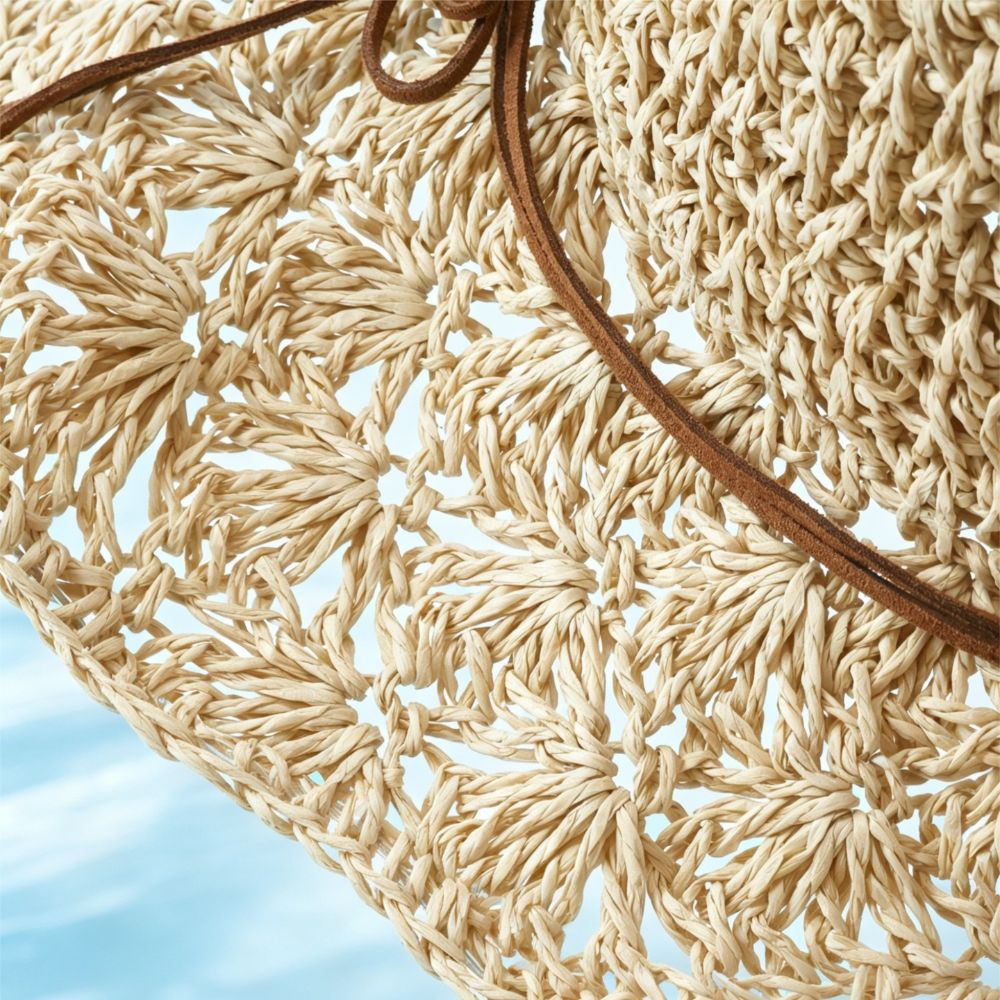 Handwoven Crochet Straw Hat Wi - Hat Floppy Wide recensie en prijs