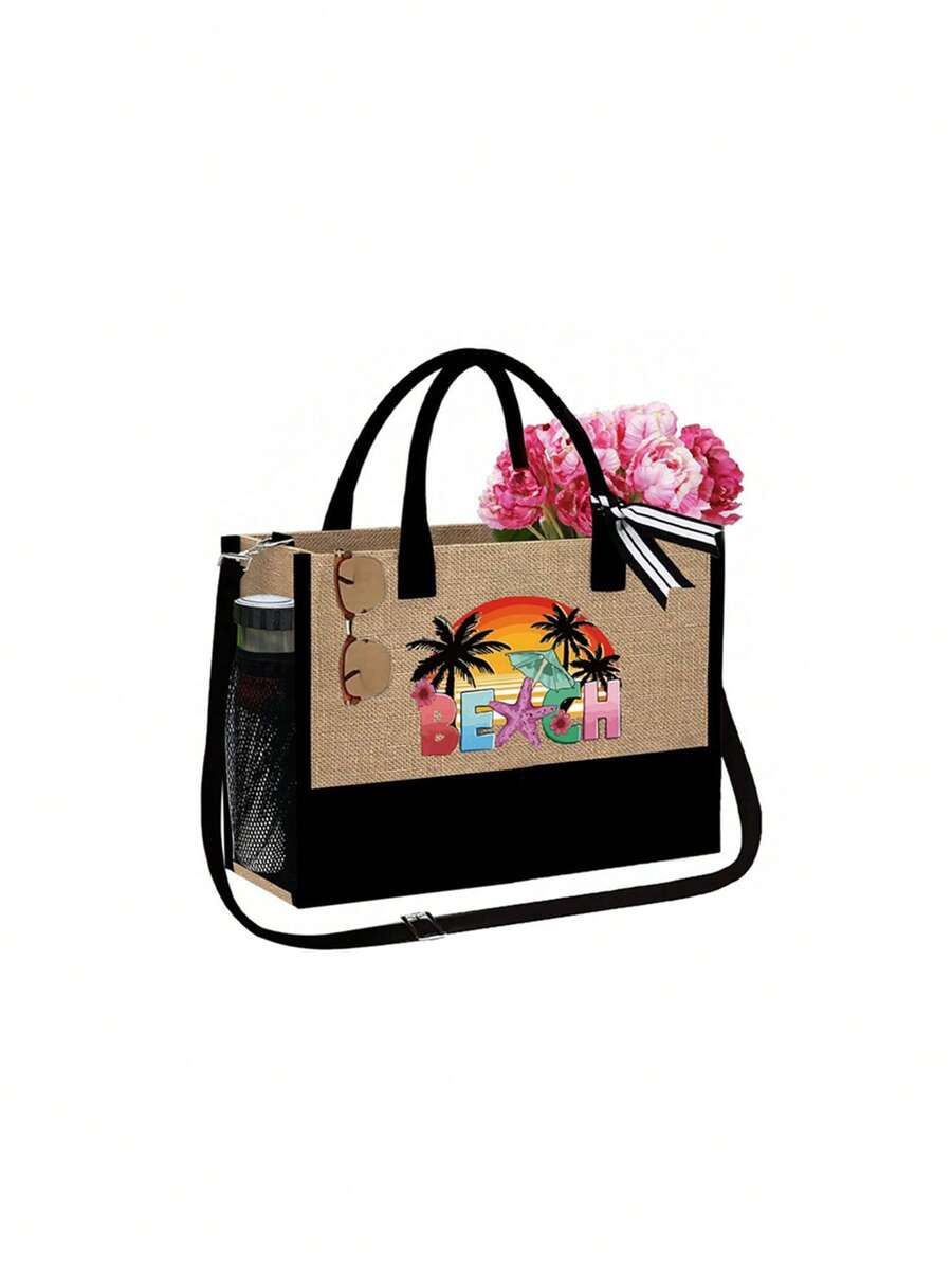 Beach Tote Bag Set With Sun Vi - Tote Bag Beach recensie en prijs