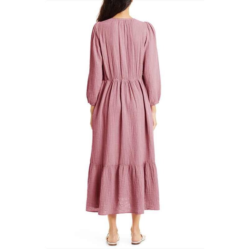 Muslin 100% Cotton Long Sleeve - Linen Dress Wrap recensie en prijs