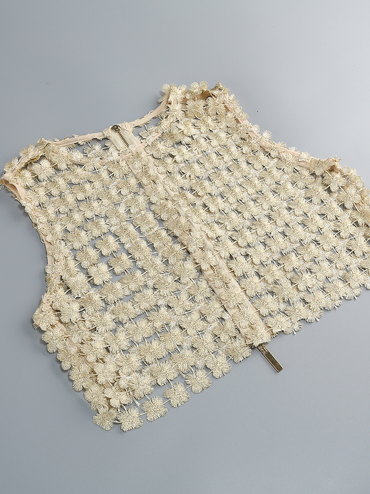 VC Stylish Beige Sleeveless Cr - Crop Top Crochet recensie en prijs