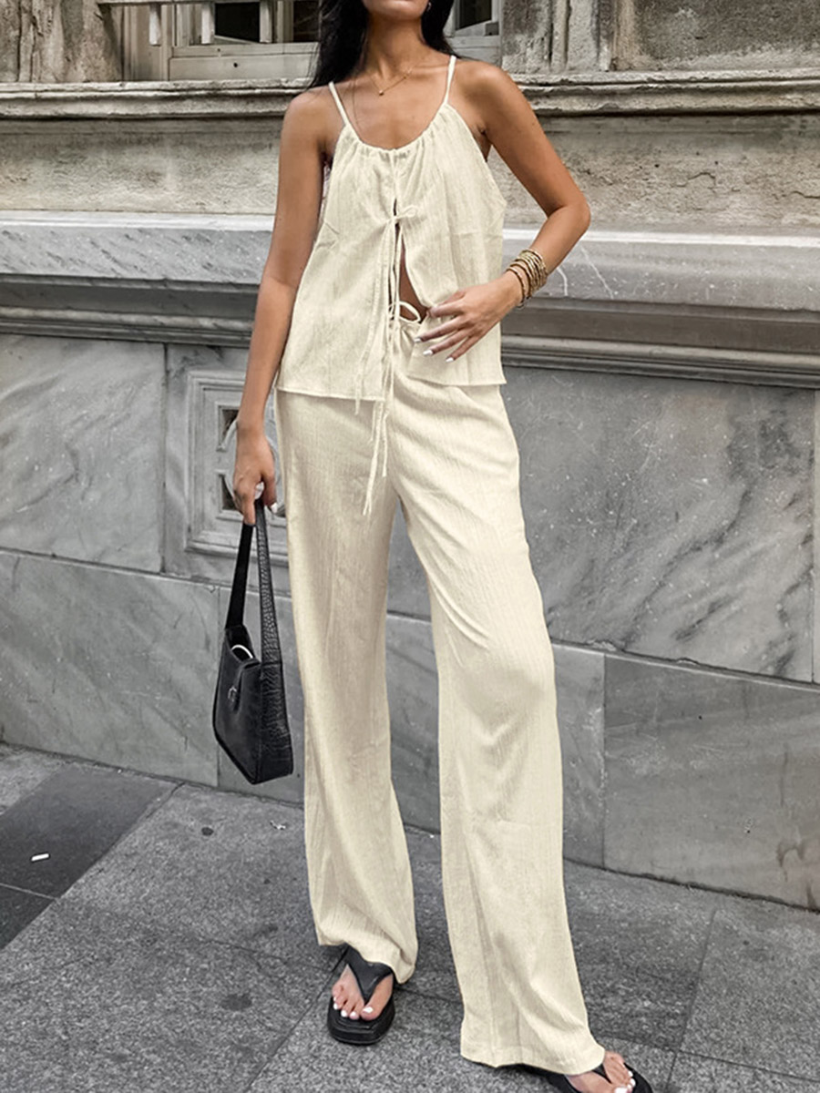 2026 Women Two Piece Set Women - Linen Pant Wide recensie en prijs