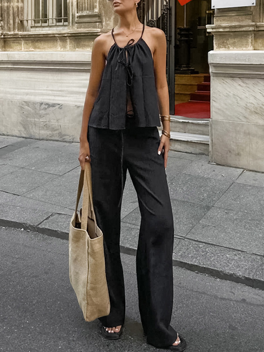 2026 Women Two Piece Set Women - Linen Pant Wide recensie en prijs