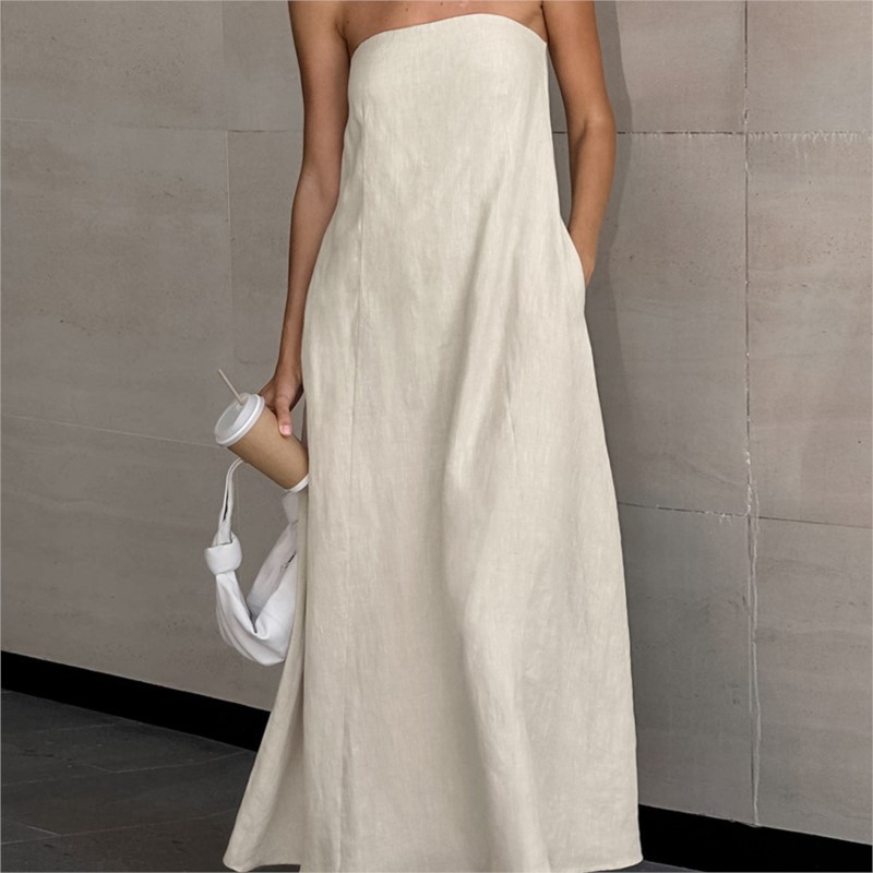 Fashion Elegant Simple Design  - Linen Dress Wrap recensie en prijs