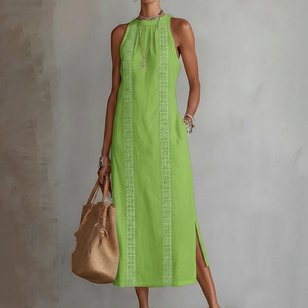 2026 Summer Dress for Women Sl - Linen Dress Wrap recensie en prijs
