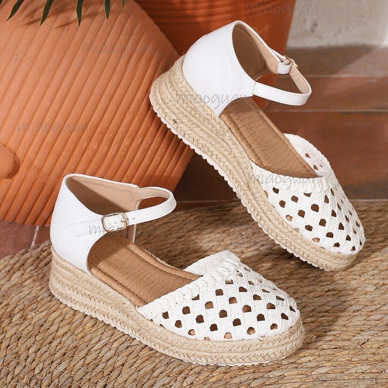 Boho Women's Hollow Out Woven  - Wedge Espadrille Women recensie en prijs