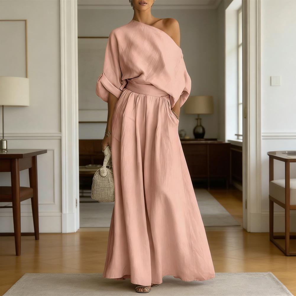 Women Blouse Pants Set Elegant - Blouse Off Shoulder recensie en prijs