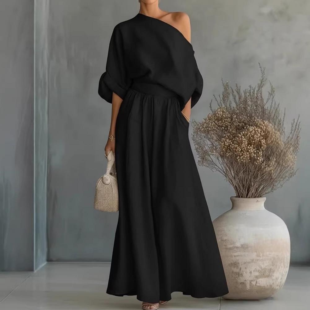Women Blouse Pants Set Elegant - Blouse Off Shoulder recensie en prijs