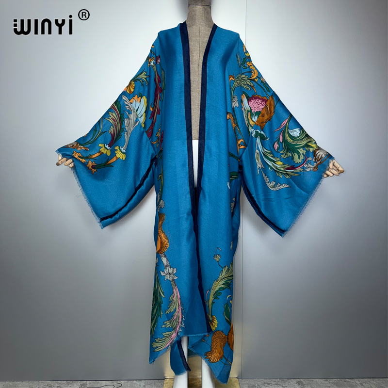 WINYI Africa boho kimono maxi  - Cover Up Kaftan recensie en prijs