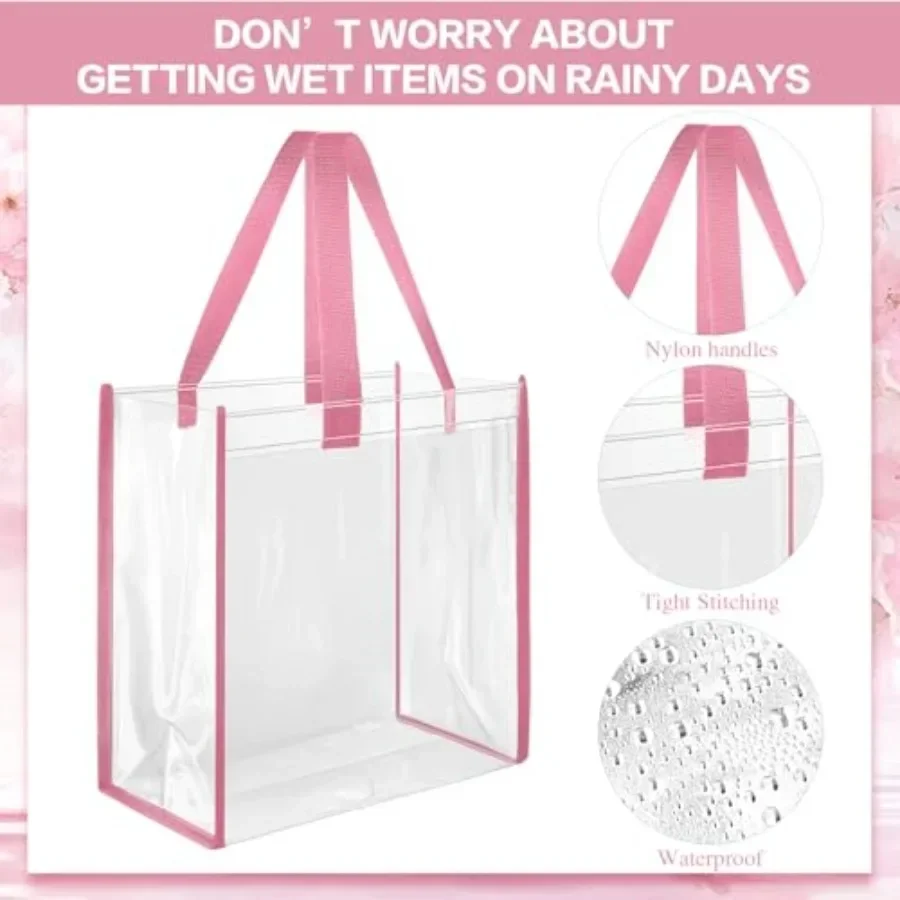 Pack 12x12x6 Inch Clear Tote B - Tote Bag Beach recensie en prijs