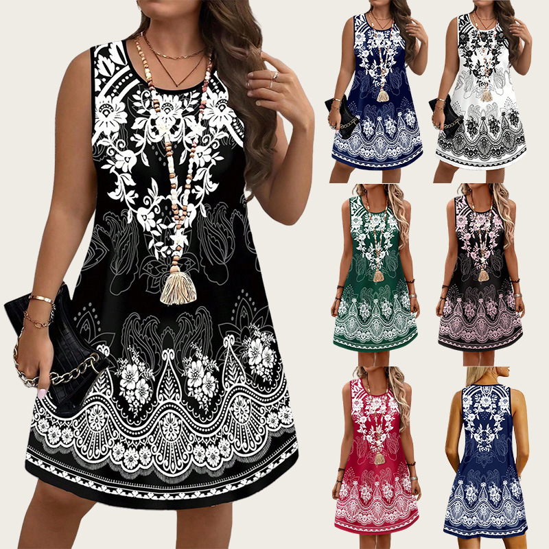 Ethnic Style Vintage Dresses 2 - Romper Floral Print recensie en prijs