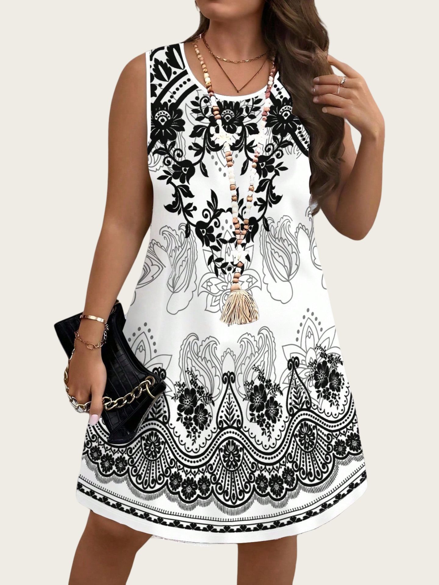 Ethnic Style Vintage Dresses 2 - Romper Floral Print recensie en prijs