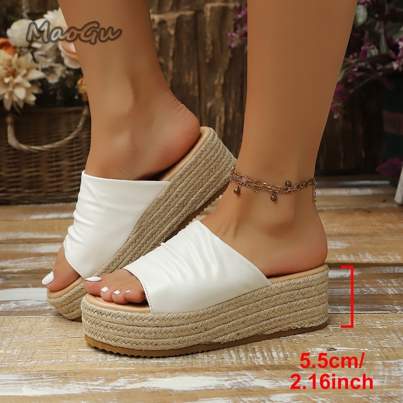 Women's Ruched Espadrille Wedg - Wedge Espadrille Women recensie en prijs