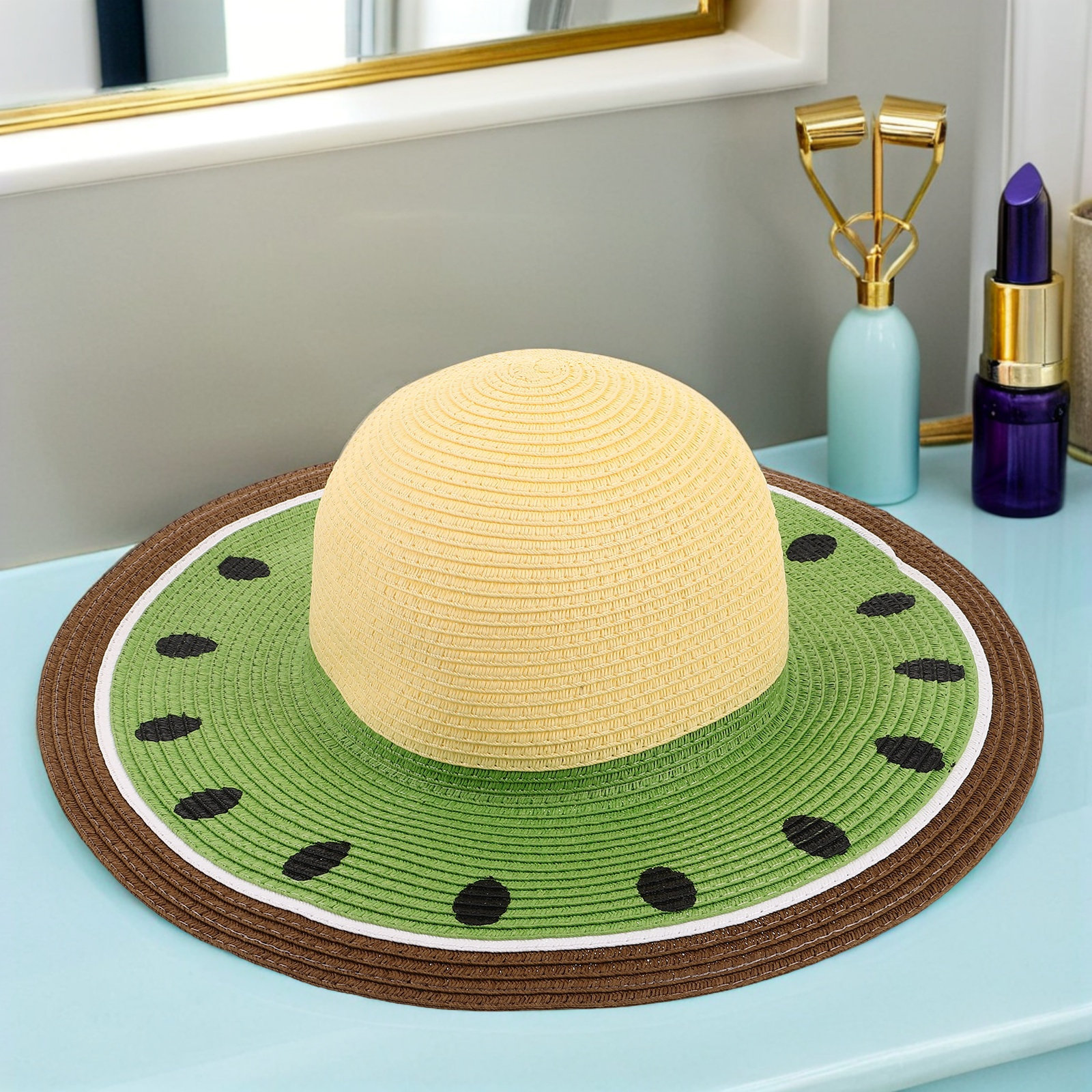Women Watermelon Straw Sun Hat - Hat Floppy Wide recensie en prijs