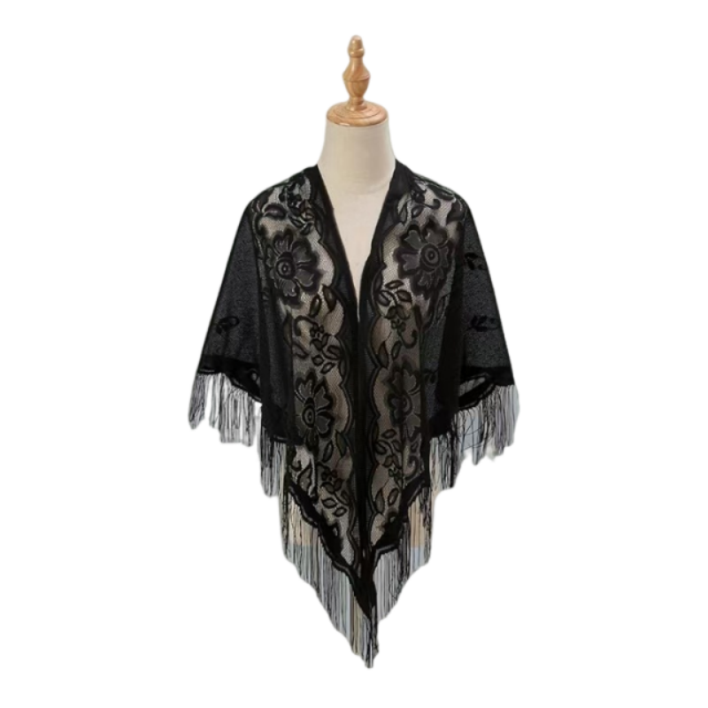 Floral Lace Shawl Wrap Women E - Kimono Sheer Floral recensie en prijs