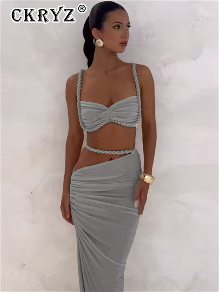 Ladies Summer Party 2 Piece Sk - Crop Top Crochet recensie en prijs