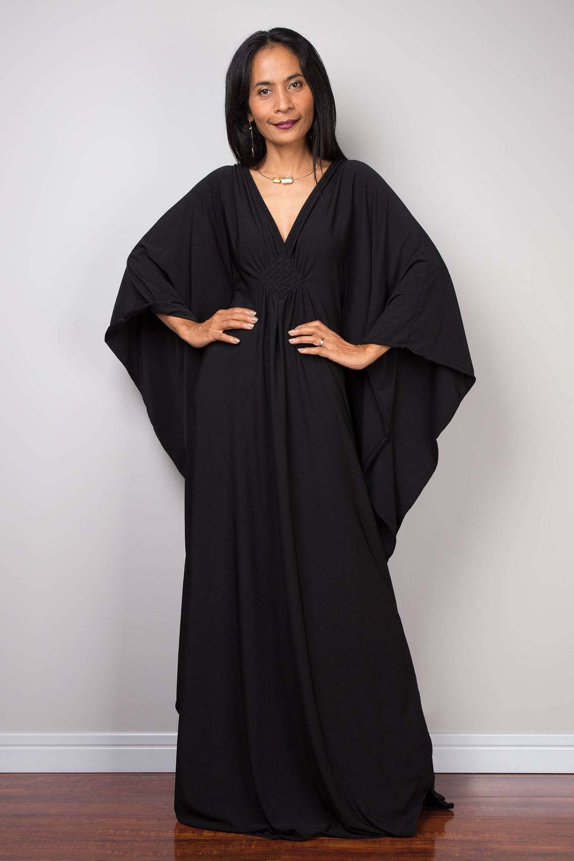 Women Solid Color Cover Up V N - Cover Up Kaftan recensie en prijs