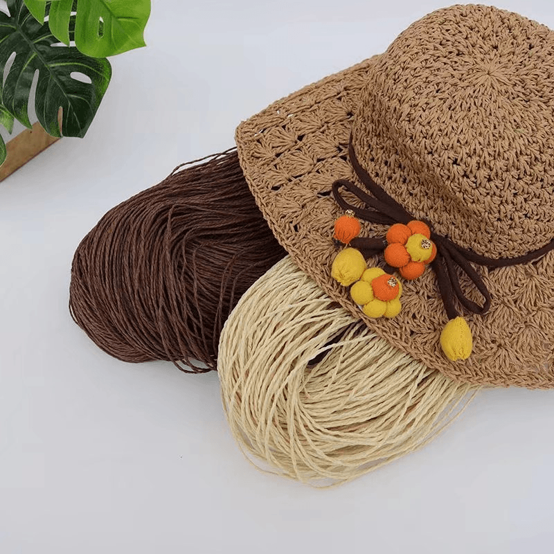 200g 2ply Cotton Raffia Yarn f - Crochet Bag Raffia recensie en prijs