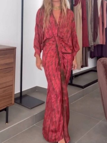 Summer Dress Women's Linen V N - Linen Dress Wrap recensie en prijs