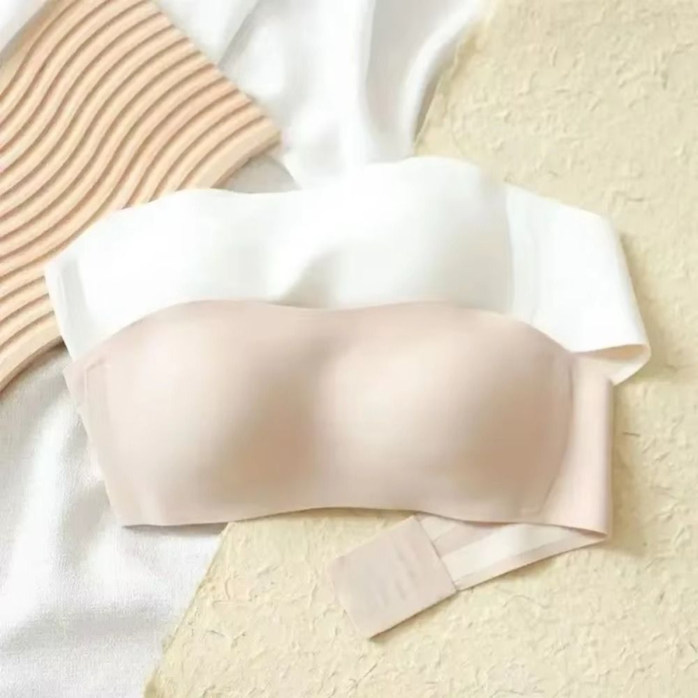 Solid Color Strapless Wrapped  - Bralette Triangle Set recensie en prijs