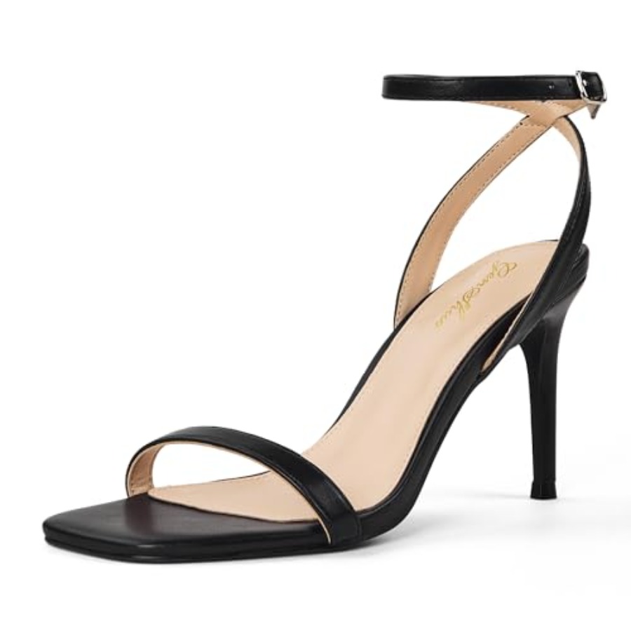 GENSHUO Women's Strappy High H - Sandal Strappy Heeled recensie en prijs