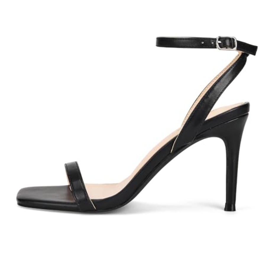 GENSHUO Women's Strappy High H - Sandal Strappy Heeled recensie en prijs