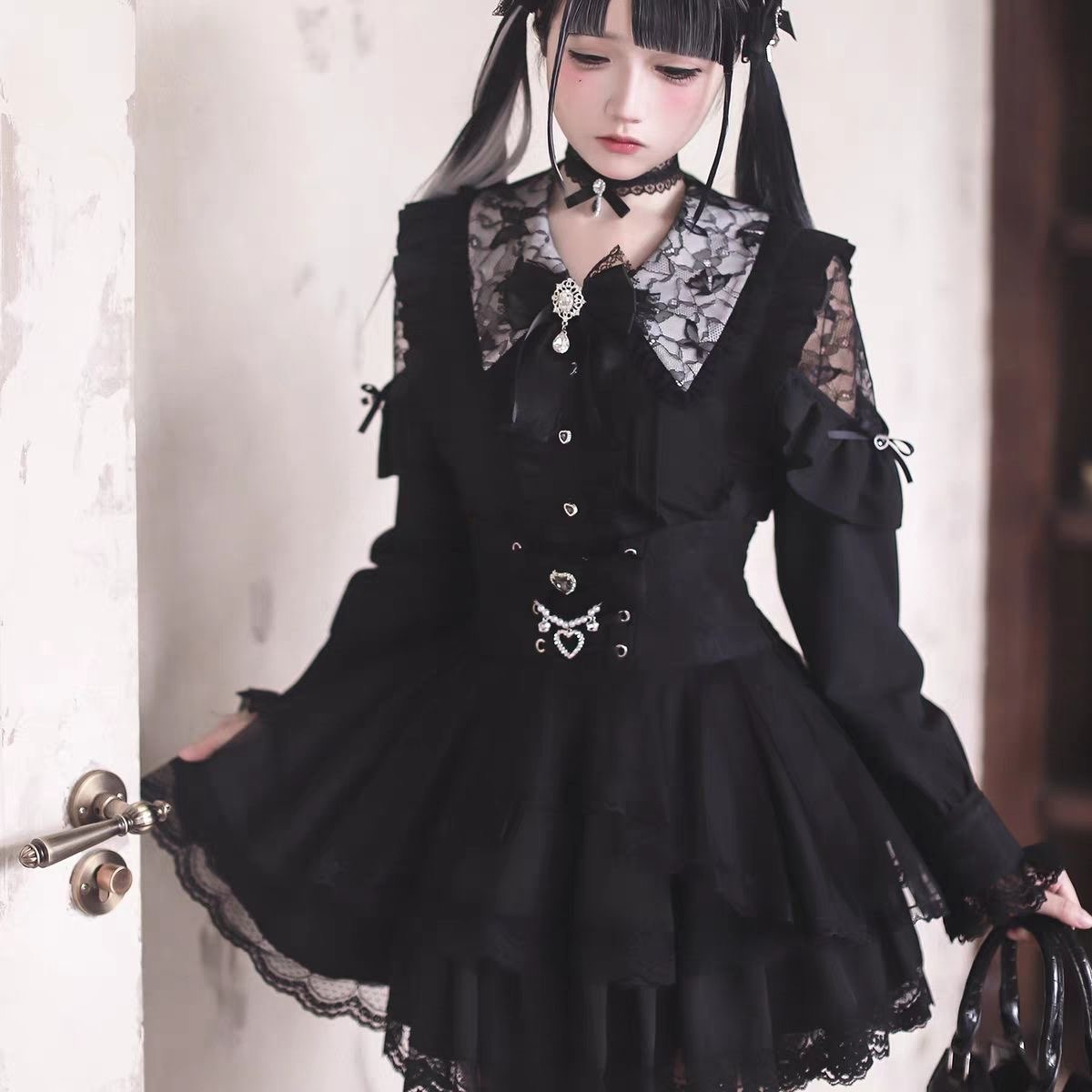 Harajuku Kawaii Skirt Sets Wom - Blouse Off Shoulder recensie en prijs