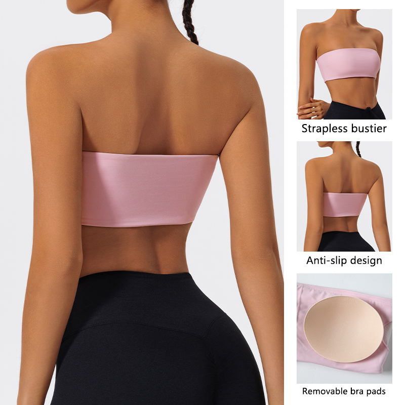 Strapless Sports Bra Gym Crop  - Crop Top Crochet recensie en prijs