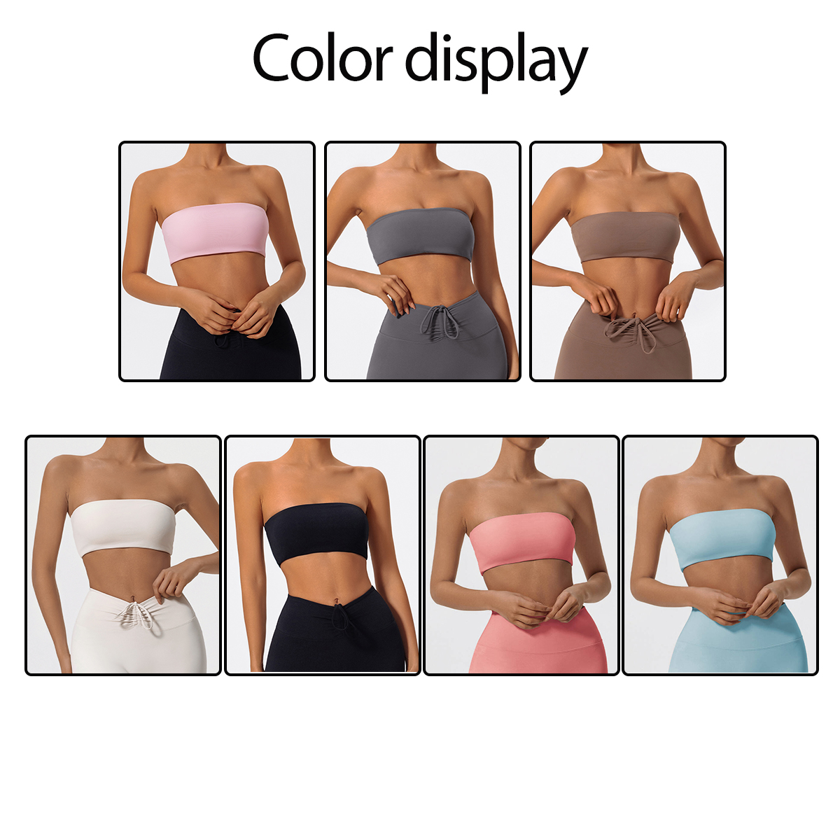 Strapless Sports Bra Gym Crop  - Crop Top Crochet recensie en prijs