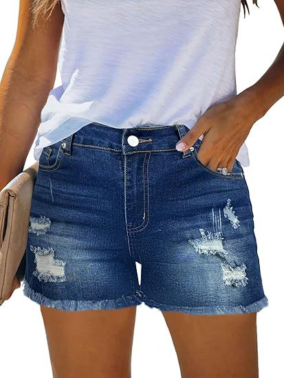 Casual Vintage Denim Shorts Hi - Shorts Denim Frayed recensie en prijs