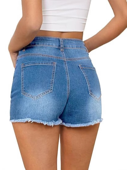 Casual Vintage Denim Shorts Hi - Shorts Denim Frayed recensie en prijs