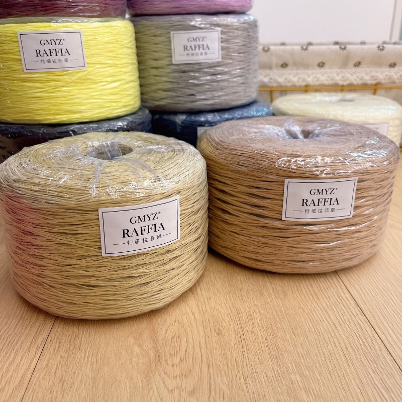 250g/pcs Thin Flat Raffia Yarn - Crochet Bag Raffia recensie en prijs