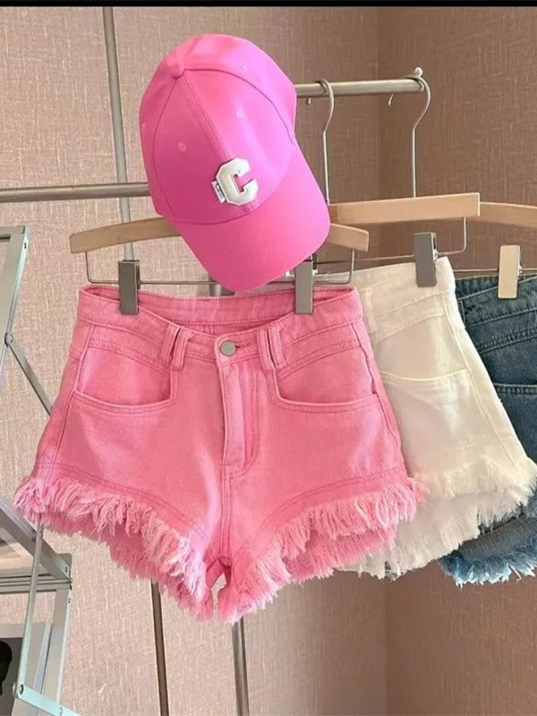 Outlet Korean Style Casual Hon - Shorts Denim Frayed recensie en prijs