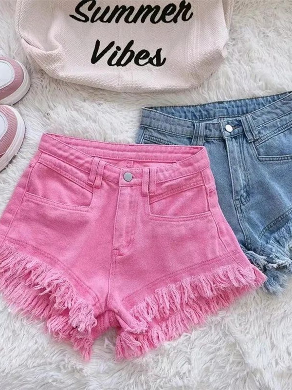 Outlet Korean Style Casual Hon - Shorts Denim Frayed recensie en prijs