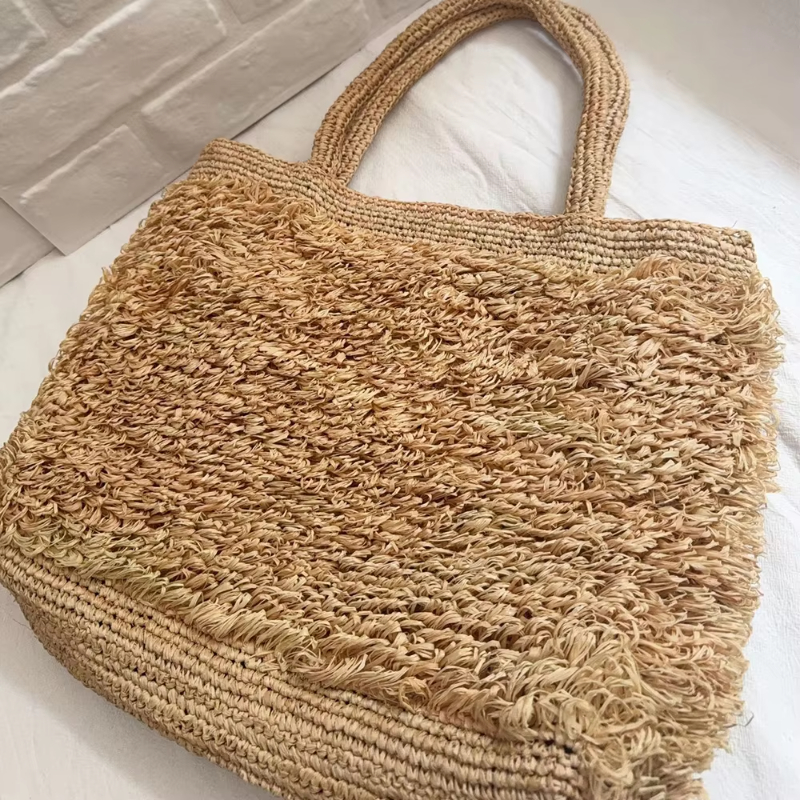 Raffia Hand-crocheted Shoulder - Crochet Bag Raffia recensie en prijs