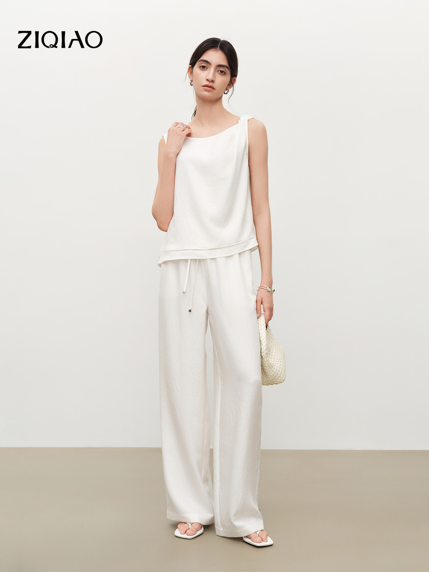 ZIQIAO Relaxed Old Money Style - Linen Pant Wide recensie en prijs