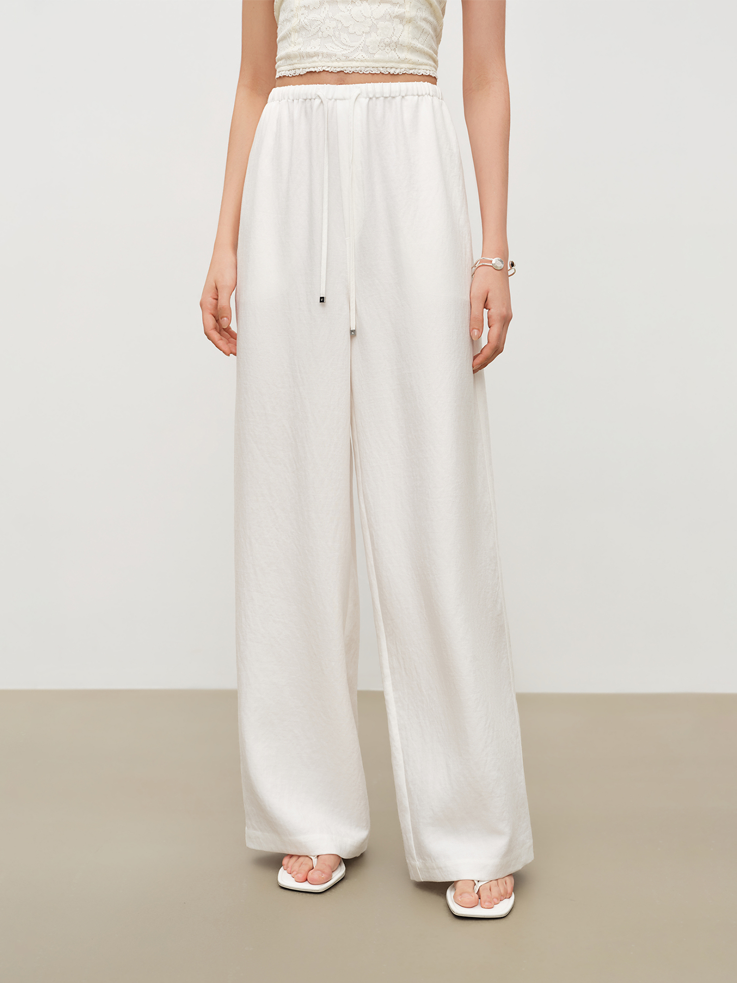 ZIQIAO Relaxed Old Money Style - Linen Pant Wide recensie en prijs