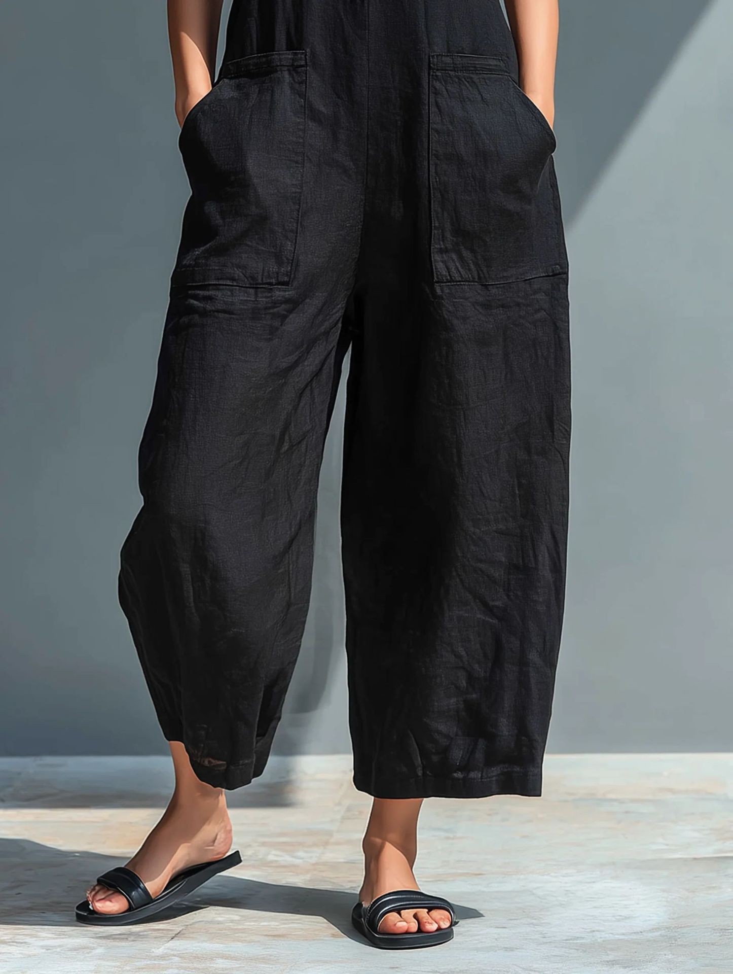 Summer Women's Clothing Sleeve - Jumpsuit Linen Relaxed recensie en prijs