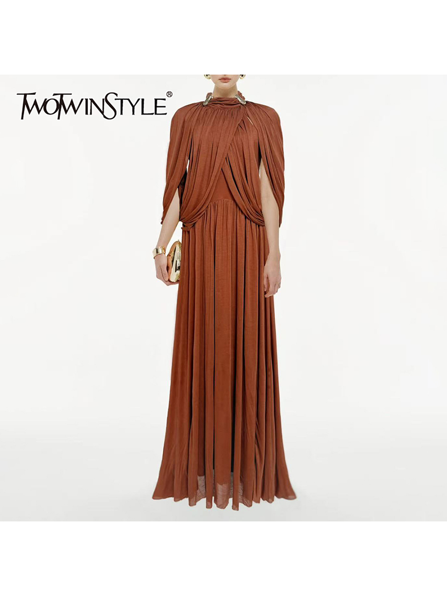 TWOTINSTYLE Fashion Spliced Fo - Linen Dress Wrap recensie en prijs