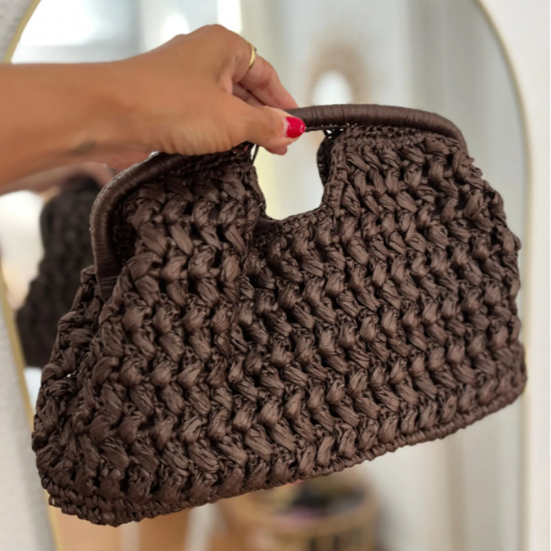 Popular Russian Woven Clutch H - Crochet Bag Raffia recensie en prijs