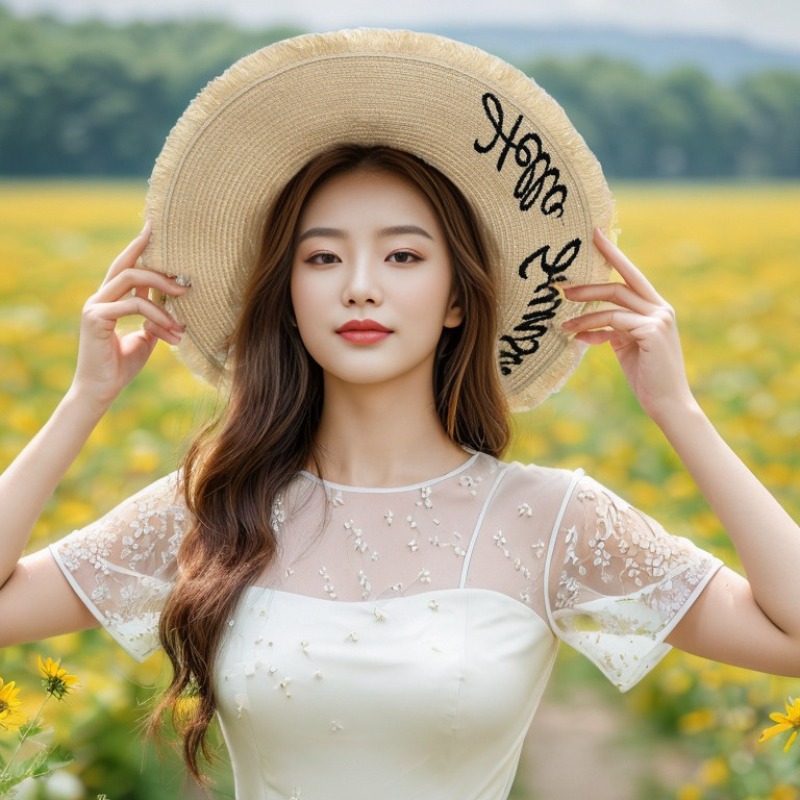 1pc Summer Floppy Beach Hats f - Hat Floppy Wide recensie en prijs