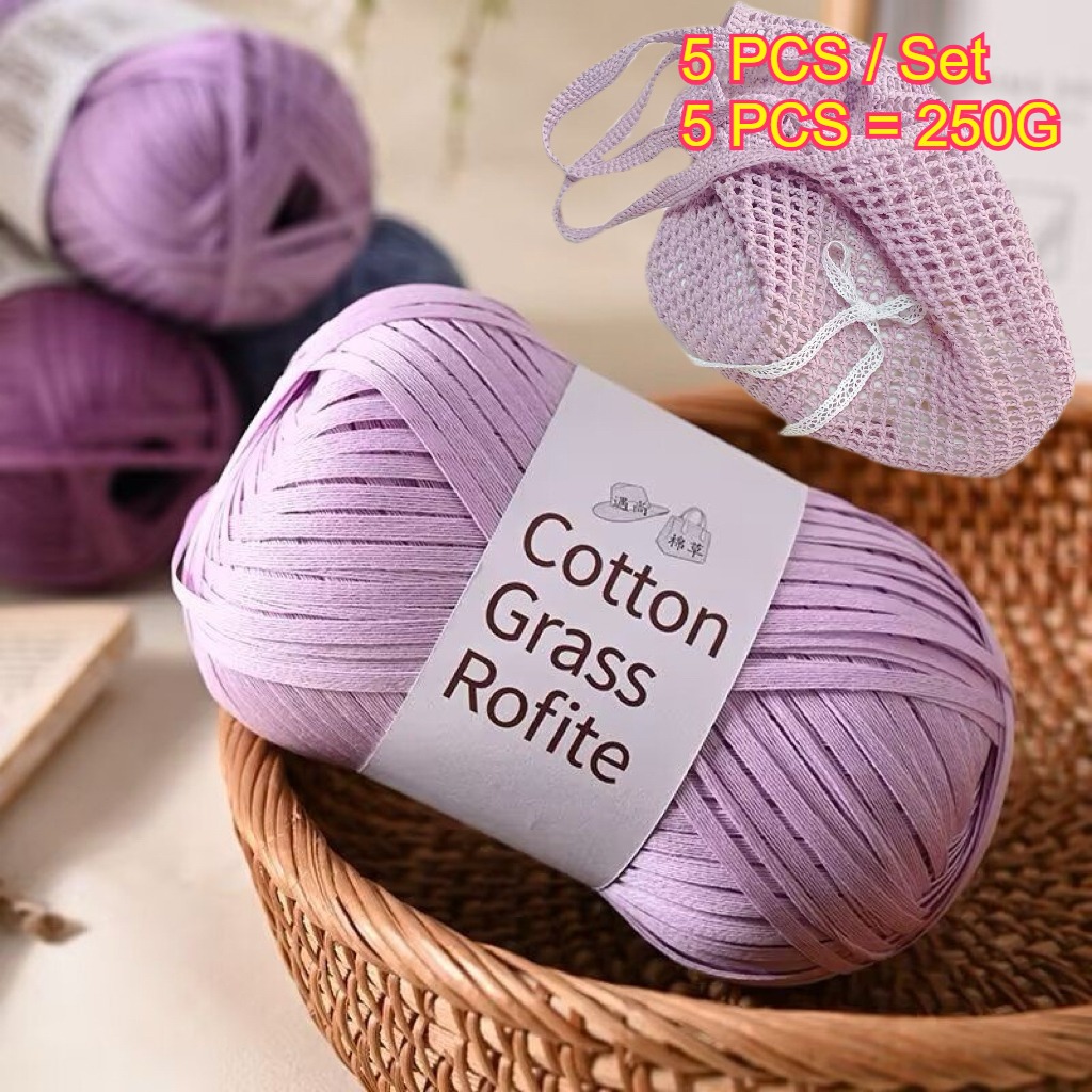 5PCS 250g Raffia Paper Rope Kn - Crochet Bag Raffia recensie en prijs