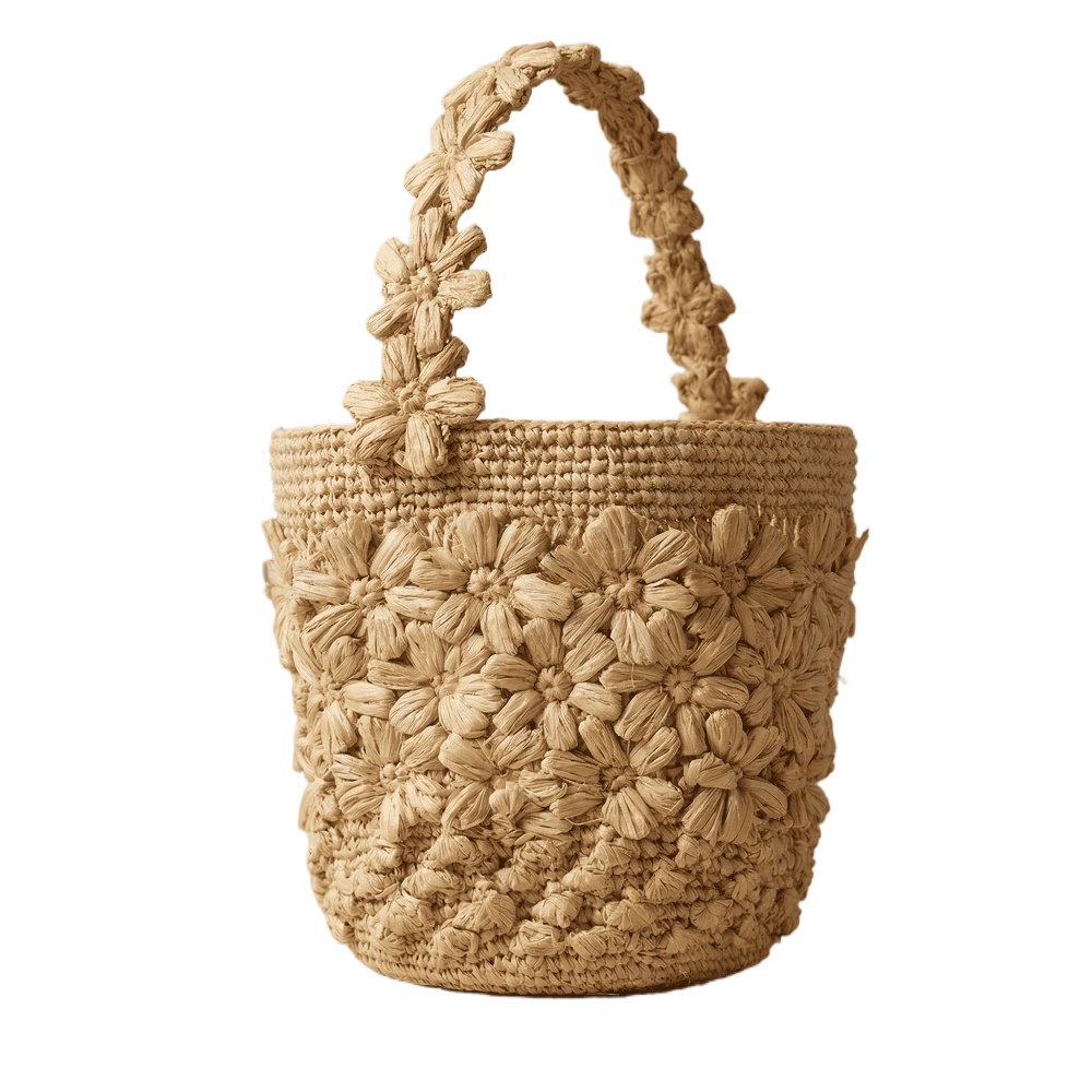 Women Summer Raffia Woven Buck - Crochet Bag Raffia recensie en prijs