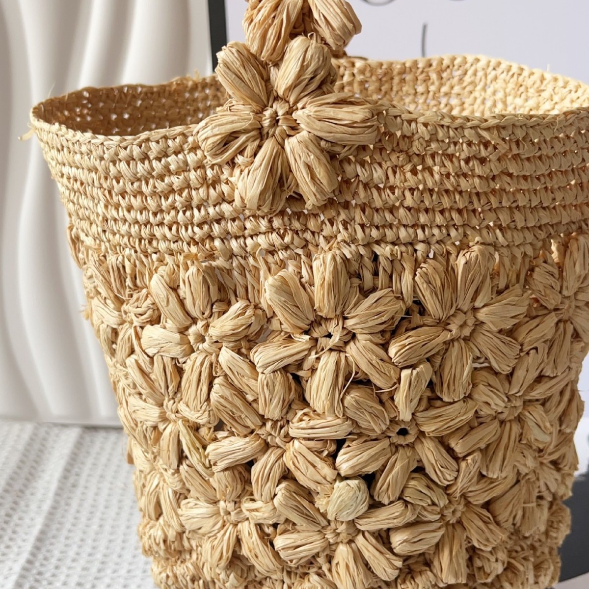 Women Summer Raffia Woven Buck - Crochet Bag Raffia recensie en prijs