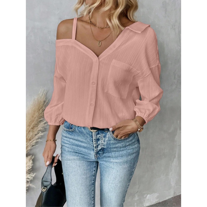 Plus Size1XL-5XL Women Blouses - Blouse Off Shoulder recensie en prijs